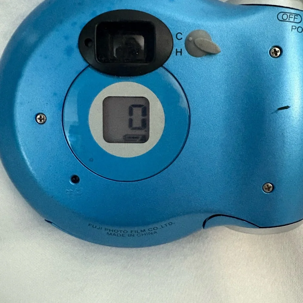 Retro Fujifilm Instax Q1 Blue APS Camera